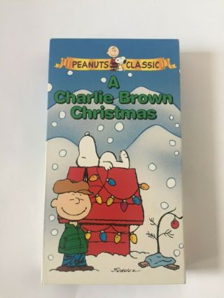 A Charlie Brown Christmas Vhs Video Peanuts Pre Owned