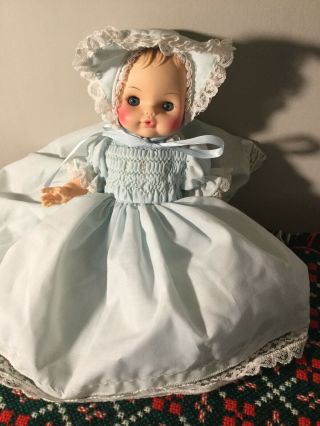 Vintage 1970’s Horsman Baby Buttercup Doll - Smocked Dress,  No Box,  Doll