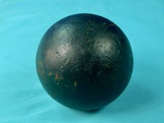 Antique 19 Century Us Civil War 12 Pounder Lb Cannon Ball