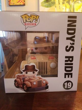 Funko Pop Indy ' s Ride Indiana Jones Disney Exclusive 2