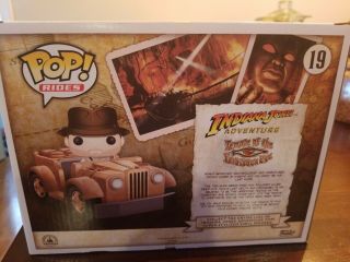 Funko Pop Indy ' s Ride Indiana Jones Disney Exclusive 3