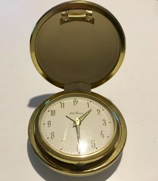 Vintage Seth Thomas Westclox Travel Alarm Clock