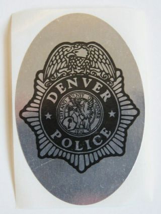 Collectible Sticker City And County Of Denver,  Colorado Police - 911 Responder