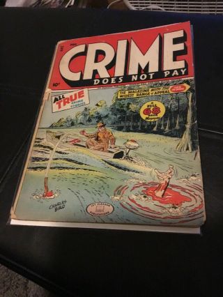 Crime Does Not Pay 48 Good 2.  0 (lev Gleason,  11/1946) Golden Age Crime