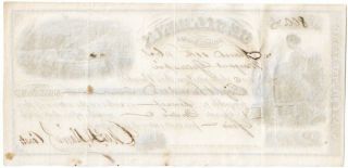 CIVIL WAR 1864 Maryland Certificate of Deposit $800 CECIL BANK Ornate 2