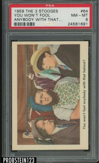 1959 Fleer The 3 Three Stooges 64 You Won 