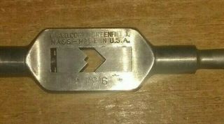 Vintage Gtd No.  6 Adjustable Tap Handle Wrench Machinist Tool 15 " Long