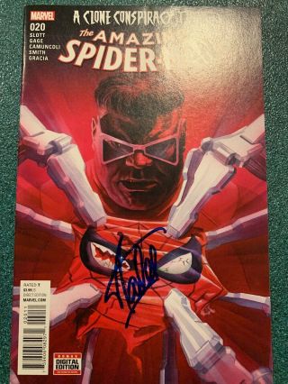 Spider - Man 20 Clone Conspiracy Tie In Marvel Stan Lee Signed Autograph