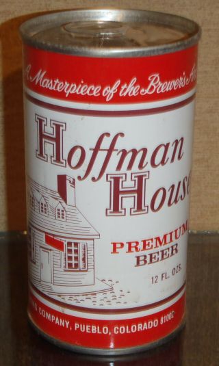 1970s Minty Bottom Opened Hoffman House Pull Tab Top Beer Can Walter Pueblo