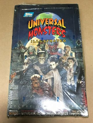 Rare 1994 Box Topps Universal Monsters Illustrated Trading Cards