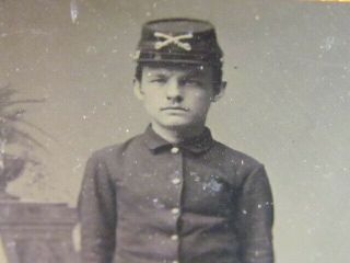 Civil War Cavalry soldier tintype photograph & case 2