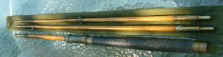 Vintage/antique Hand Crafted Wood Fishing Rod Usa