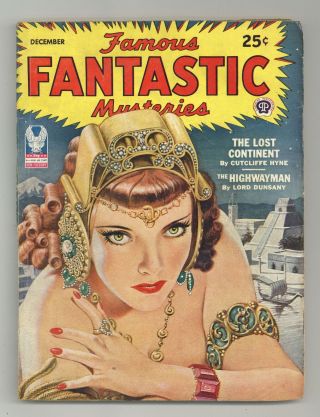 Famous Fantastic Mysteries Pulp Vol.  6 3 Vg/fn 5.  0 1944