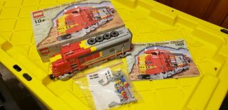 Lego 10020 Santa Fe Chief Train 100 Complete W/ Instructions & Box