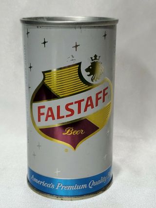 Falstaff Brewing Co.  Beer Can Pull Tab Flat Top 12 Fl.  Oz.  Fort Wayne In