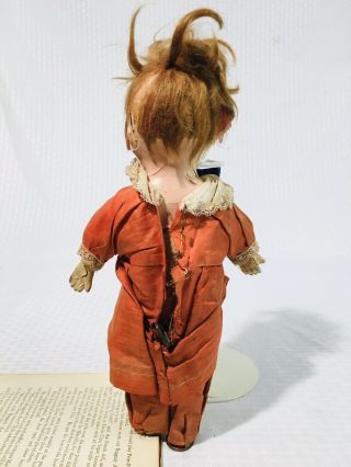 ANTIQUE Wind Up Walking Composition Doll ROULLET & DeCAMPS? AUTOMATON 1915 - 1920 3