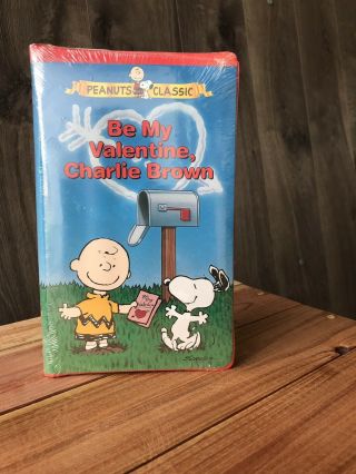 Peanuts Classic Be My Valentine Charlie Brown Vhs Video Tape Vintage
