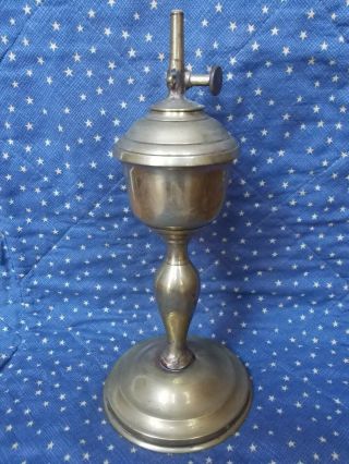 Civil War Era 19th Century Brass Oil Lamp.