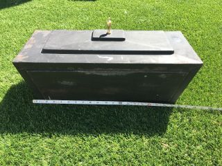 Vintage Mid Century Coffin Style Mailbox - Leigh Manufacturing,  Michigan