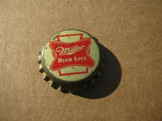Miller High Life Beer Cork Era Cap Pa Keystone Tax Milwaukee Wisconsin