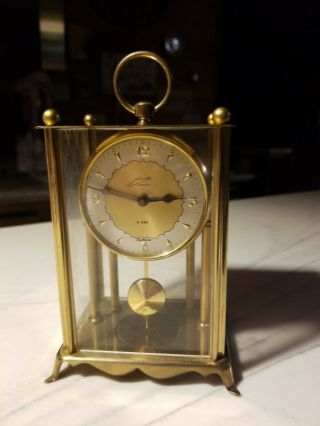 Vintage Schmid Schlenker 8 Day Carriage Clock 4 Jewels