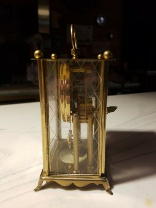 Vintage Schmid Schlenker 8 day Carriage Clock 4 Jewels 3