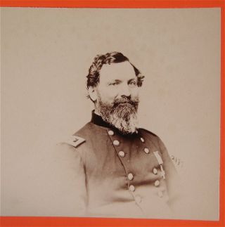 1860s Civil War Stereoview Photo Of General John Sedgwick Killed At Cold Harbor