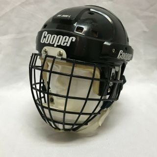 Vintage Cooper Goalie Sk2000l Black Hockey Helmet Hasek Osgood Style Cage Mask