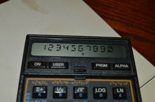 Vintage Hewlett Packard Hp41cv Calculator With Manuals & Stat/math Pac