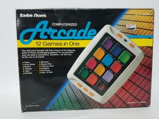 Vintage Radio Shack Computerized Arcade 12 Games In One