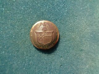 Dug Civil War York State Seal Coat Button Charleston,  South Carolina 3