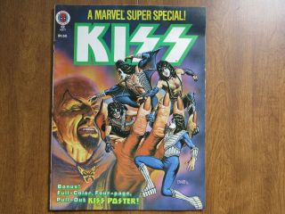 Kiss Marvel Special 1978 Vol 1 No 5 Poster Zz1907
