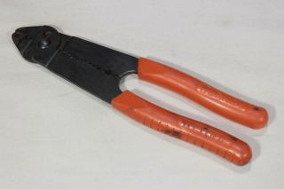 Burndy Hytool Electrical Wire Strippers Bolt Cutter Vintage Good