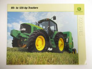 John Deere 7020 Series Tractor Sales Brochure