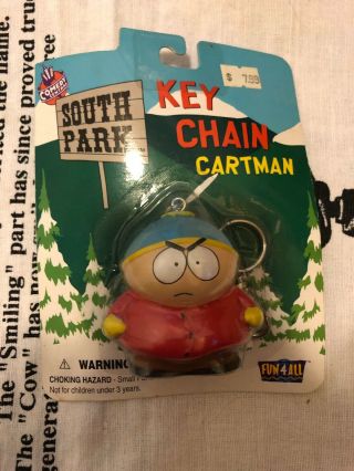 South Park Cartman Key Chain 1998 Comedy Central Fun4all Pack Colorado