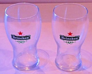 Rare Collectable 250ml Heineken Beer Glasses