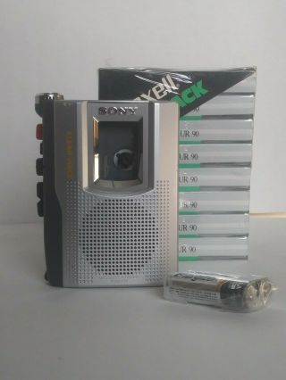 Sony TCM - 150 Handheld Cassette Tape Voice Recorder Player Clear Voice Vintage 2
