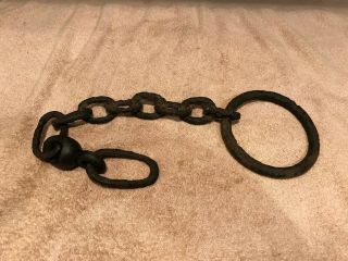 Vintage Newhouse 5 / 15 Bear Trap Chain Trapping Victor Sargent