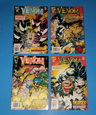 Venom Separation Anxiety 1 2 3 4 Newsstand Variant Complete Set Absolute Carnage