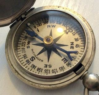 Good Vintage Old U.  S.  Military Compass - Compass Wittnauer