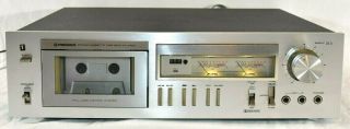 Vintage Pioneer Stereo Cassette Tape Deck Recorder Ct - F550 - Made In Japan