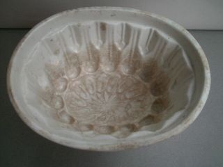Antique English Stoneware Pottery Food Butter Mold