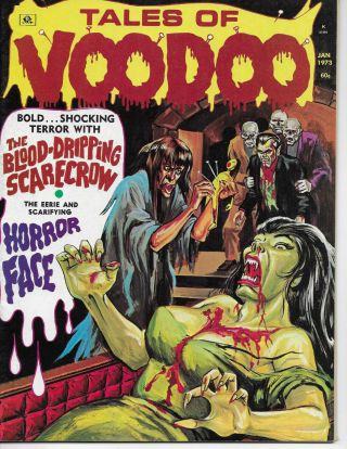 Tales Of Voodoo Vol 6,  No 1 Nm (jan 1973) - - Eerie Publications