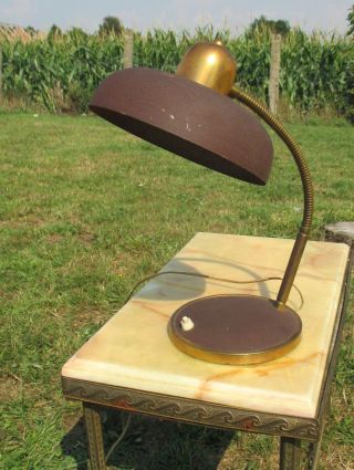 Vintage Bauhaus Modernist Table Desk Lamp Mid Century Adjustable