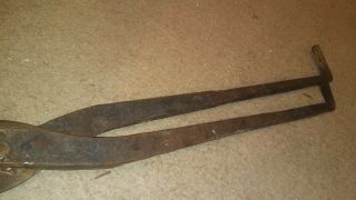 Antique Bench Swage Block Anvil Sheet Metal Shear Tinsmith Blacksmith Shears 40 