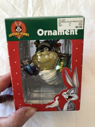 Taz Tasmanian Devil Tornado Looney Tunes Christmas Ornament
