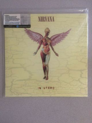 Nirvana In Utero Lp 2009 180 Gram Vinyl Pressed At Rti Grohl Cobain