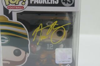 Funko Pop Autographed Green Bay Packers Aaron Rodgers With - 859