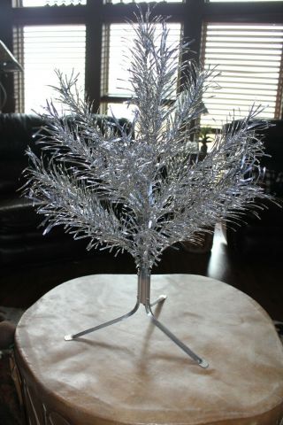Vintage Aluminum Christmas Tree 2.  5 Ft With Orginal Box And Papers