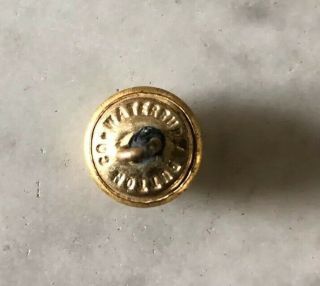 Virginia Cuff Button - Waterbury Button Co - Non Dug Civil War Confederate 3